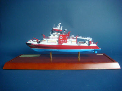 FDNY Fireboat 343 Model Port Side